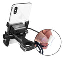 Suporte Celular P/ Moto E Bicicleta C/ Carregador Usb Flexbh - Alfashop