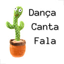 Cacto Pelúcia Dançarino Dançante Toca Musica Repete Sua Voz e Fala - Alfashop