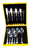 Conjunto De Talheres Dourado 16 Peças Dusseldorf Premium - Alfashop