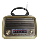 Radio Retrô Vintage Pilha E Tomada Bluetooth Am Fm Usb Mp3 - Alfashop