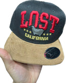 Boné Lost California Promoção Aba Reta Fitão Modelo Premium - Alfashop