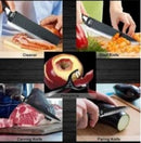 Faqueiros De  Churasco De Aço Nióbio  Profissional 6 Peças - Alfashop