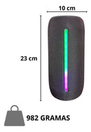 Caixa De Som 20w Alta Potência Sem Fio Bluetooth Ipx6 Rgb - Alfashop