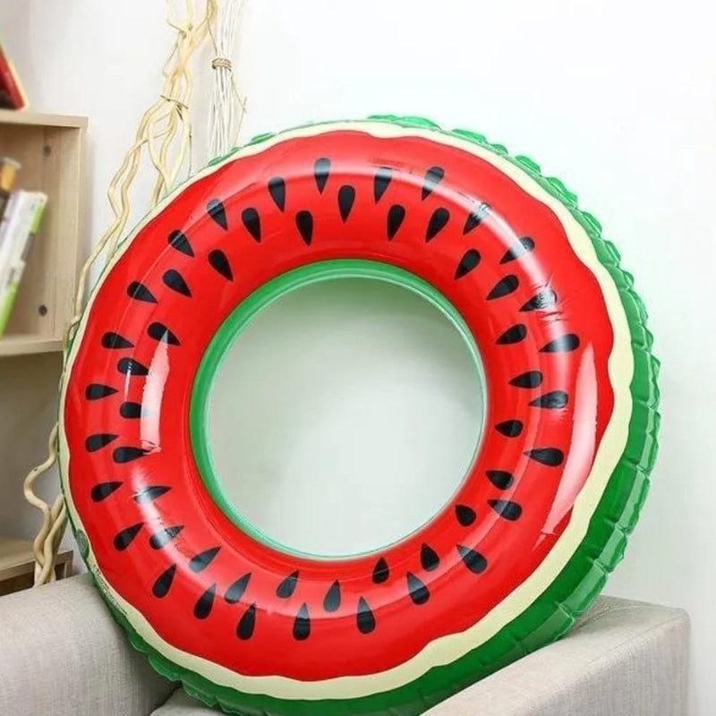 Boia Piscina Praia Inflável Cintura Melancia 80cm Redonda - Alfashop