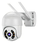 Câmera Externa Wi-Fi Smart Camera ABQ-A8 Ip Prova D'água Infravermelho HD Cor Branco Sem cartão - Alfashop