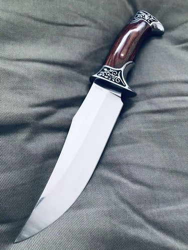 Faca Tática De Caça Pesca Super Afiada Aço Resistente - Alfashop