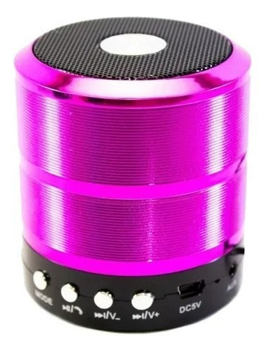 Alto-falante Mini Speaker Ws-887 Com Bluetooth Preto - Alfashop