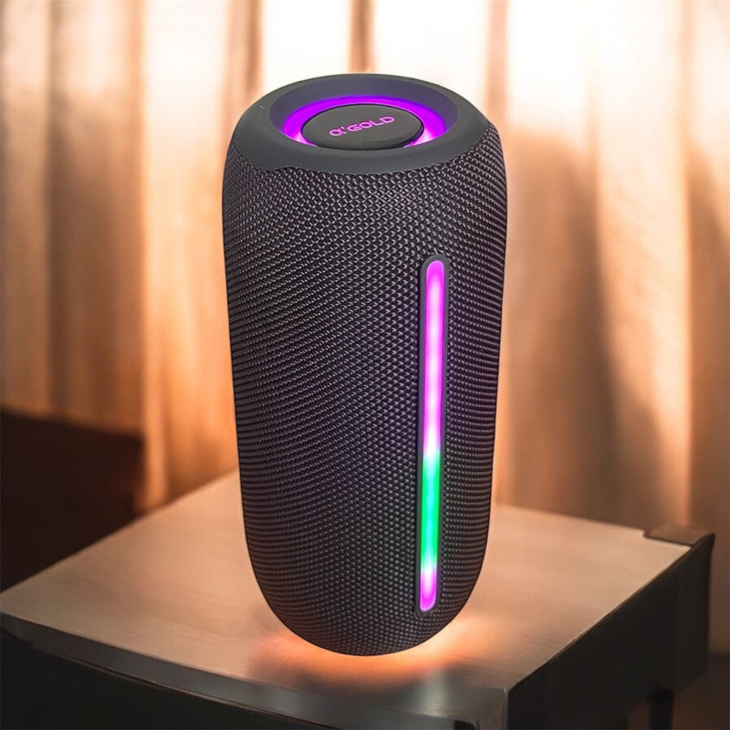 Caixa De Som 20w Alta Potência Sem Fio Bluetooth Ipx6 Rgb - Alfashop