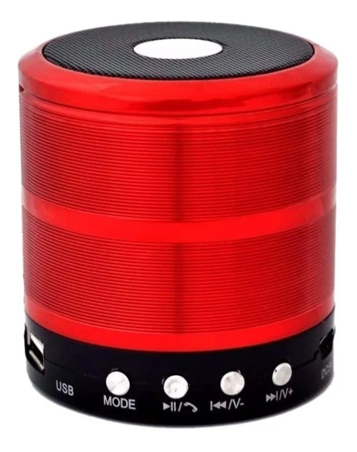 Alto-falante Mini Speaker Ws-887 Com Bluetooth Preto - Alfashop