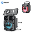 Caixa De Som com Bluetooth Kapbom Retro KA-8001 Cor Preto - Alfashop