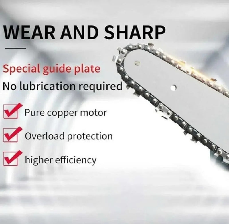 Motosserra Elétrica Recarregavel Portátil Lançamento!!! - Alfashop