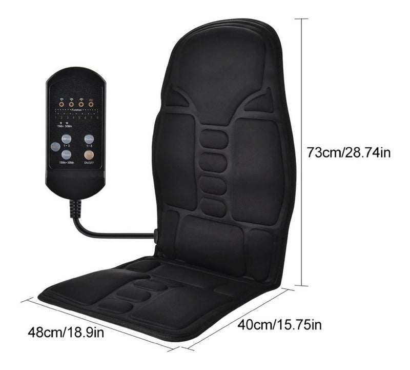 Esteira Tapete Ultra Massagem Relaxante 5 Motores Carro Casa - Alfashop