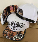 Boné Lost Monalisa Branco Aba Reta Na Caixa - Alfashop