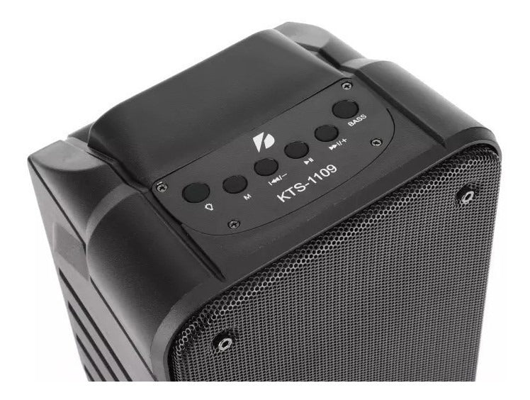 Caixa De Som Ampliacada Kts1111 Bluetooth Karaokê Usb - Alfashop