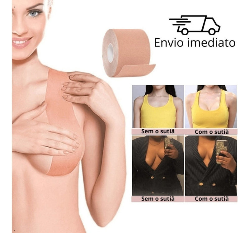 Levanta Peito Adesivo Seios Sutiã Fita Push Up Invisível - Alfashop