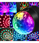 Globo De Luzes Para Festa Luz De Led Rgb Giratória Decoração - Alfashop