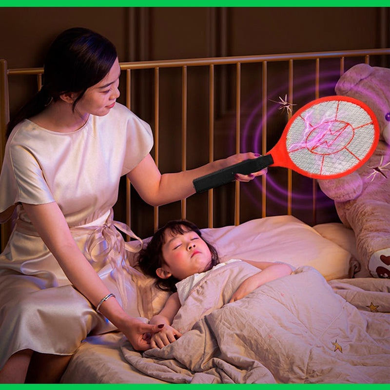 Raquete Elétrica Mata Pernilongo Mosquito Recarregável Ide - Alfashop