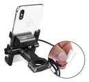 Suporte Celular P/ Moto E Bicicleta C/ Carregador Usb Flexbh - Alfashop