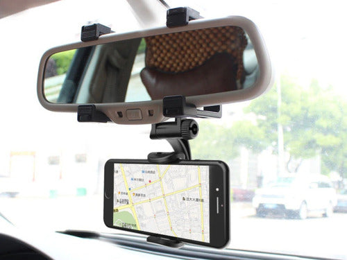 Suporte Celular Veicular Para Retrovisor Carro 360 Universal - Alfashop