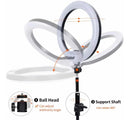 Ring Light Iluminador Led 10 Polegadas Com Tripé De 180 Cm Cor da estrutura Preto Cor da luz 03 Três Cores 110V/220V (BiVolt) - Alfashop