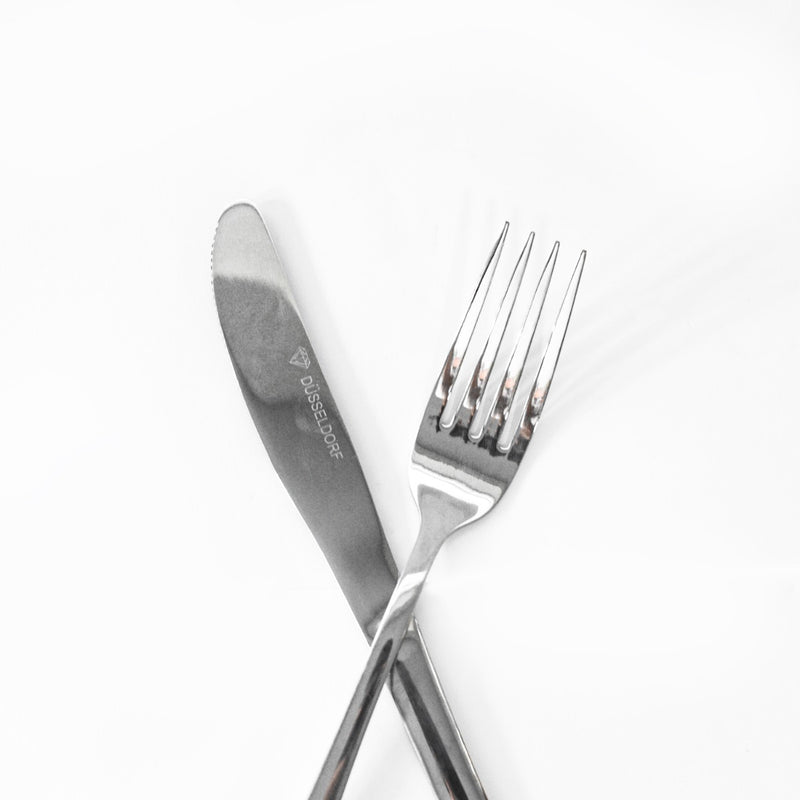 Conjunto De Talheres Dourado 16 Peças Dusseldorf Premium - Alfashop