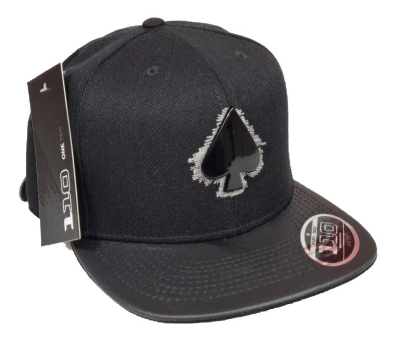 Boné Mcd Espadilha Aba Reta Fitão Preto Ajustável + Brinde - Alfashop