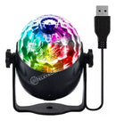 Globo De Luzes Para Festa Luz De Led Rgb Giratória Decoração - Alfashop