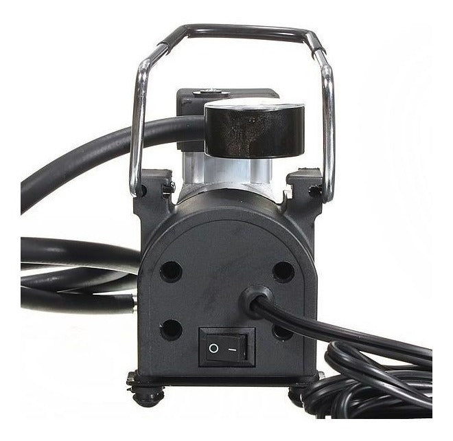 Compressor de ar mini elétrico portátil B-Max BMAX101 prata 12V - 13.5V - Alfashop