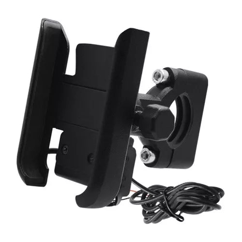 Suporte Pra Celular Pra Moto De Ferro Com Carregador E Trava - Alfashop