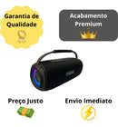 Caixa De Som 60w Grave Potente Bass Boost Sem Fio Portátil - Alfashop
