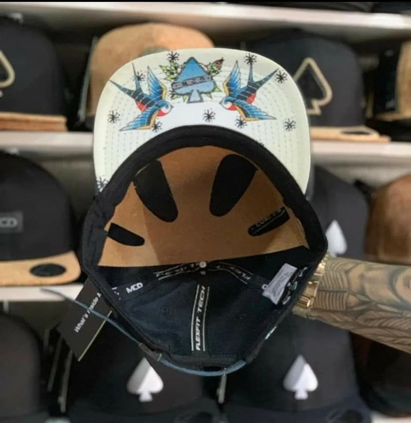 Boné Bone Mcd Beija Flor Aba Reta Fitão Preto Promoção - Alfashop
