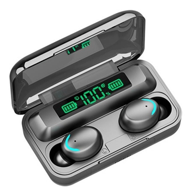 Fone de ouvido  sem fio TWS F9-5 BTH-F9-5 preto - Alfashop