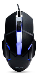 Kit Teclado E Mouse Gamer Multimídia Colorido Led Português - Alfashop