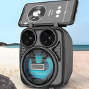 Caixa De Som 8w Bluetooth Potente Suporte Celular Portátil - Alfashop