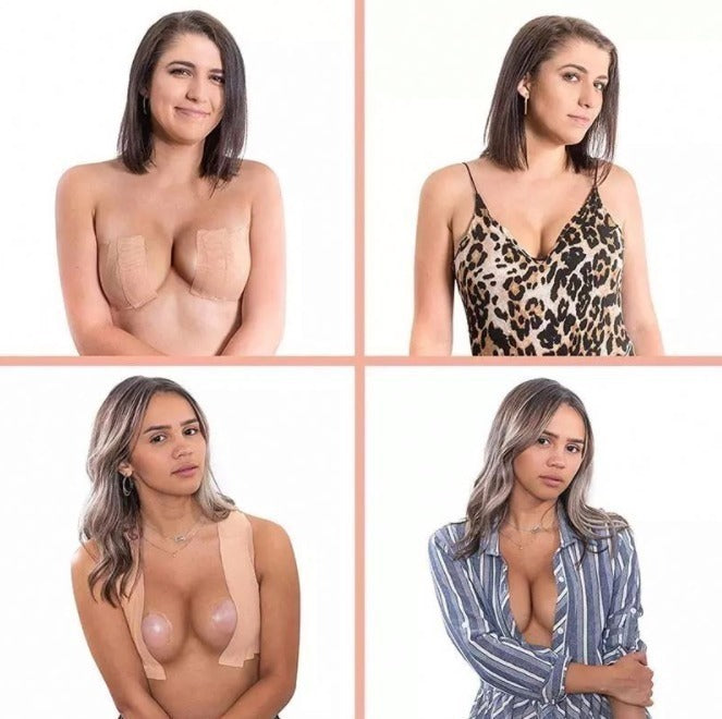 Kit 2 Sutiã Adesivo Levanta Peito Seios Fita Boob Up - Alfashop