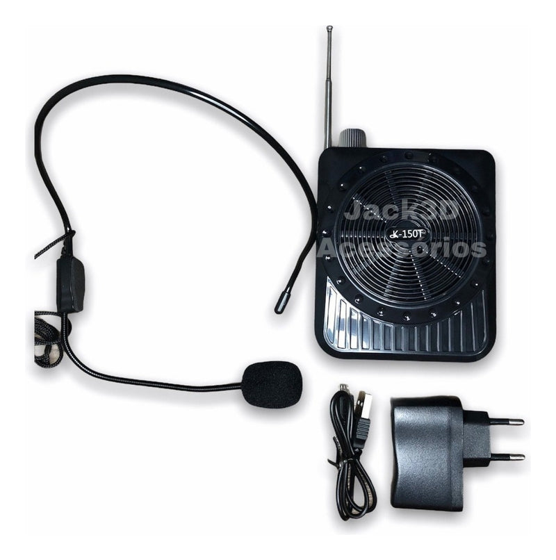 Microfone Lapela Caixa Amplificadora Professor Aula Palestra - Alfashop