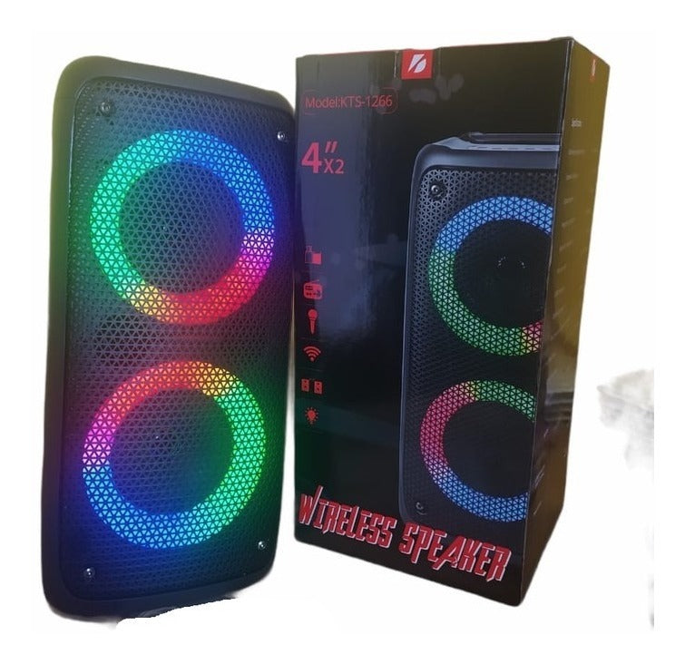 Caixa De Som Kts-1266 Bluetooth Estilo Jbl 120w Rms Potente - Alfashop