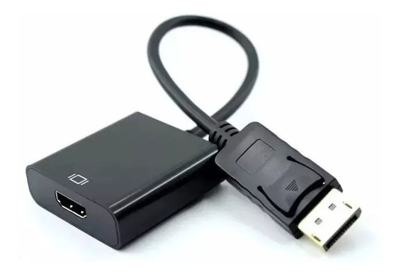 Cabo Adaptador Displayport X Hdmi 23cm Femea - Alfashop
