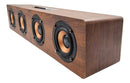 Caixa De Som Bluetooth Madeira Retro 4 Alto Falantes 20 W - Alfashop