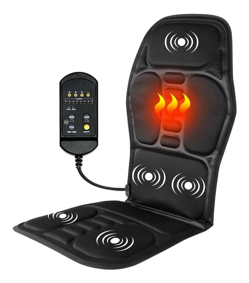 Assento Massageador Shiatsu Ultra Relaxante Costas Lombar 3d - Alfashop