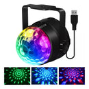 Globo De Luzes Para Festa Luz De Led Rgb Giratória Decoração - Alfashop