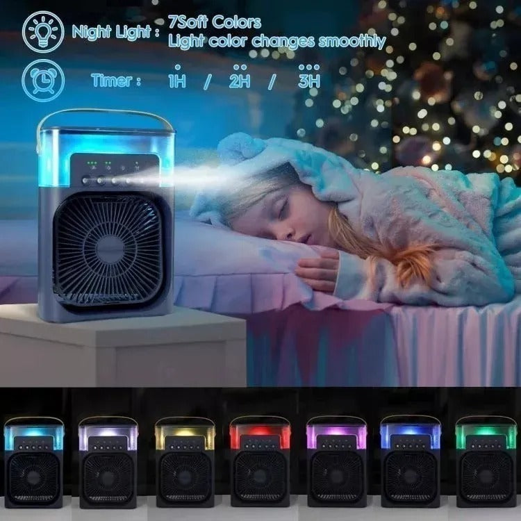 Mini Ar Condicionado Climatizador De Ar Frio Portátil Usb - Alfashop