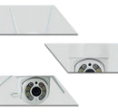 Câmera Externa Wi-Fi Smart Camera ABQ-A8 Ip Prova D'água Infravermelho HD Cor Branco Sem cartão - Alfashop