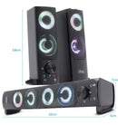 Alto-falante Knup KP-6040 preto 127/220V - Alfashop