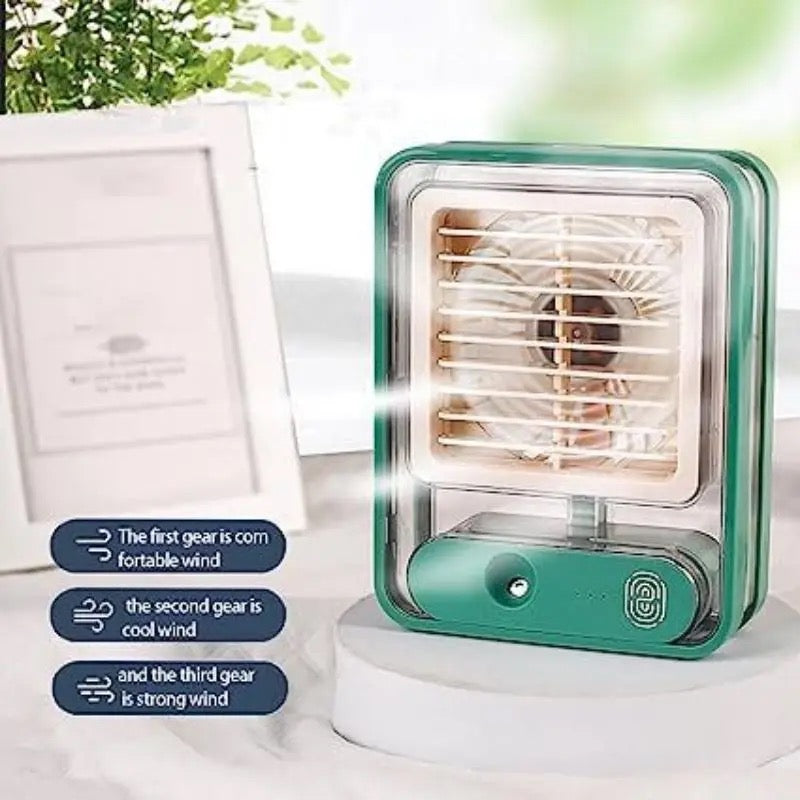 Ventilador Com Umidificador Refrigeramento Novo Modelo Top - Alfashop
