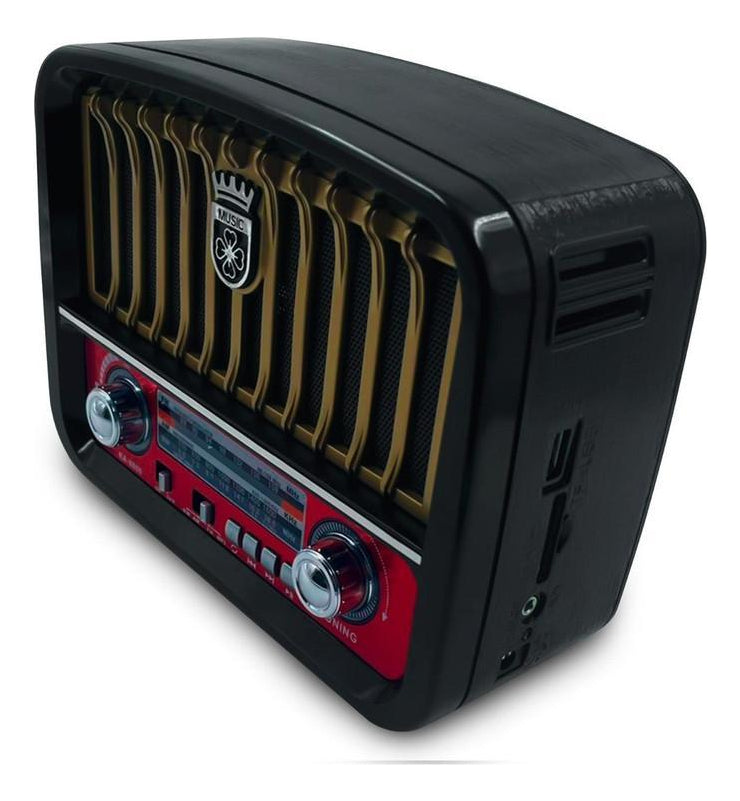 Rádio Retro Bluetooh Am Fm Sw Sd/aux/usb Kapbom Ka-8808 - Alfashop