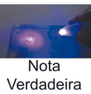 Kit Com 10 Canetas P/ Identificar Notas Dinheiro Falsas Cor Azul/Roxo - Alfashop