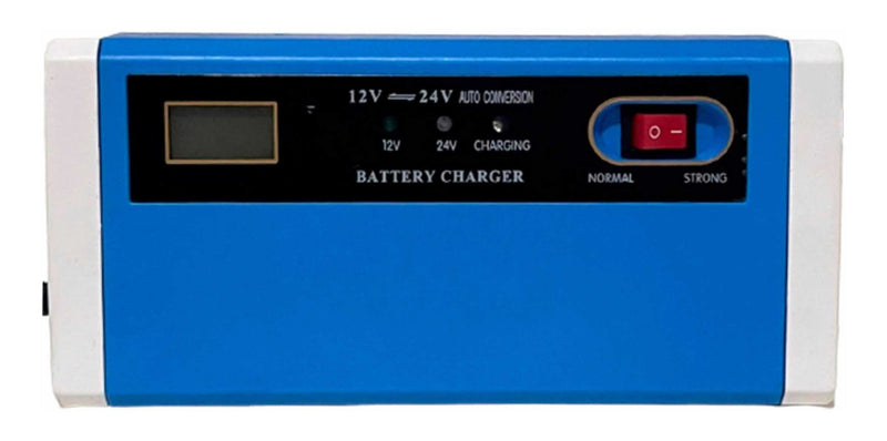 Carregador De Bateria Caminhao 24 Volts 24v / Carro 12v 10ah - Alfashop