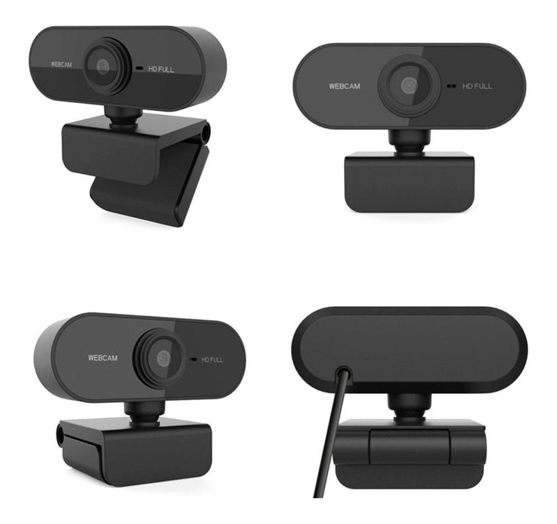 Webcam Full Hd 1080p Usb Mini Câmera Computador C/ Microfone - Alfashop