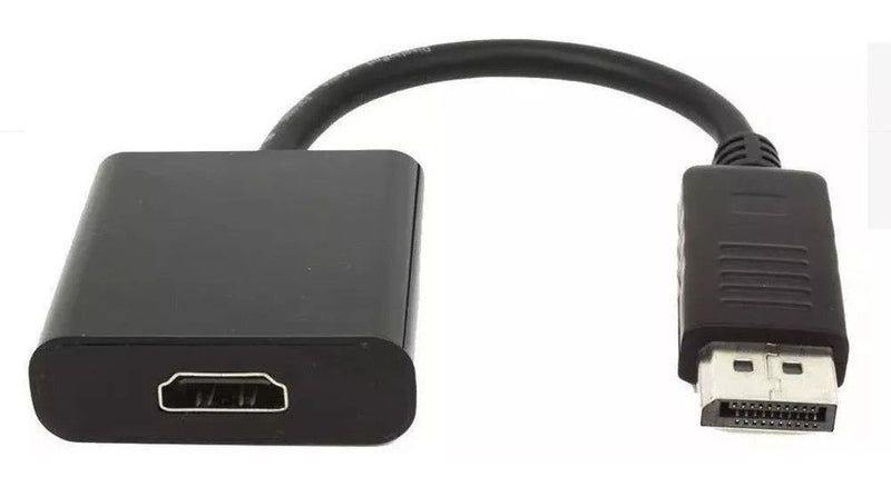 Cabo Adaptador Displayport X Hdmi 23cm Femea - Alfashop